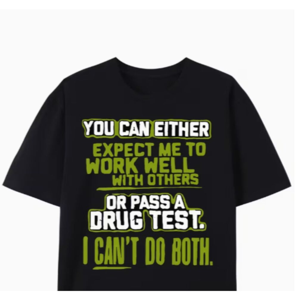 Men’s Black Humorous Quote T-Shirt | Relaxed Fit | Summer Casual Wear Tee